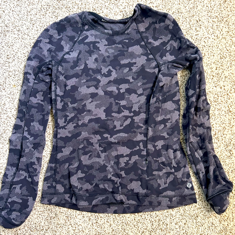 Lululemon Camo Fleece Sweatshirt
